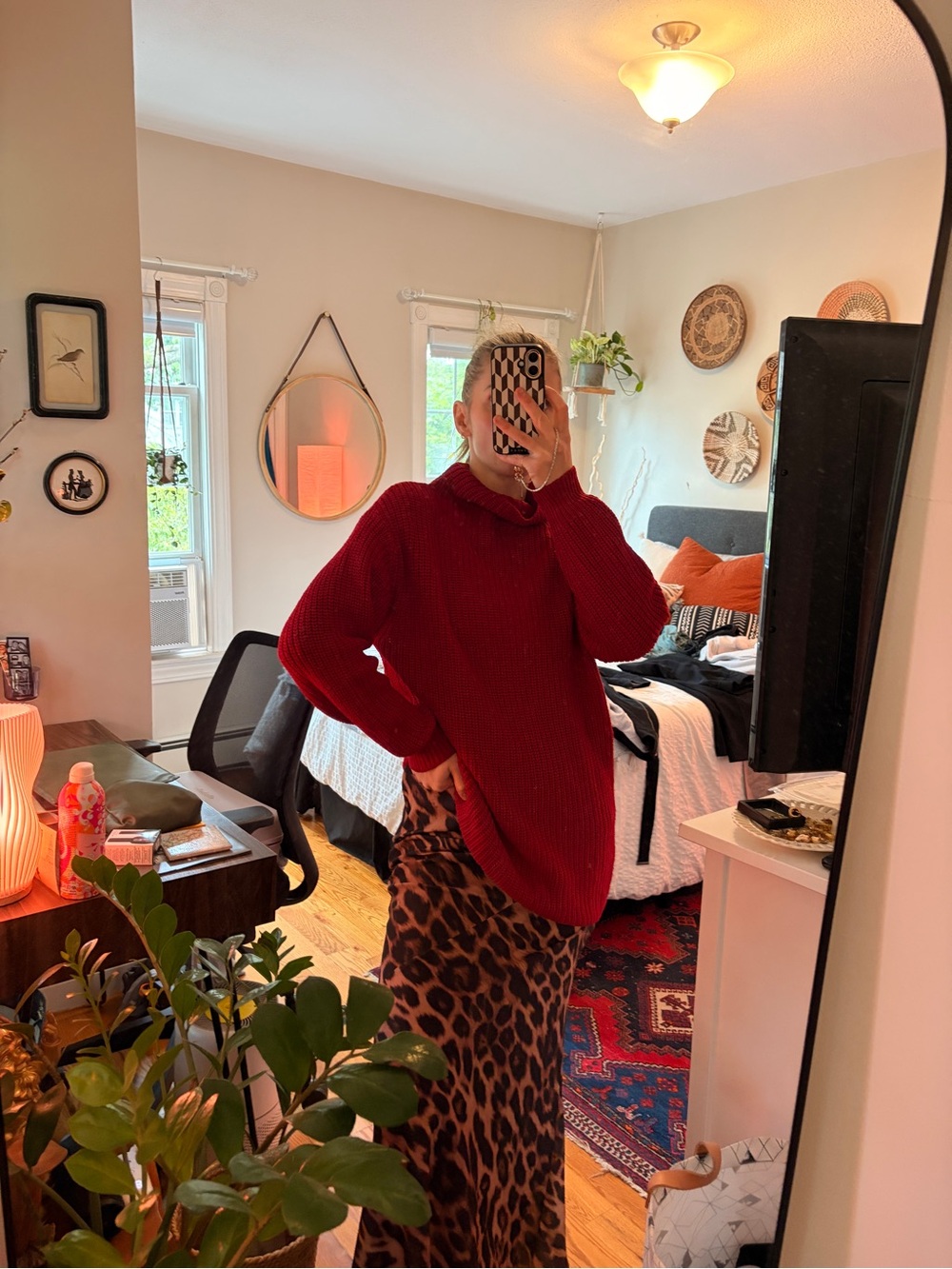 Wilfred Red Knit Sweater